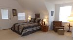Upstairs: Large Queen bedroom with private bath, cable tv and private entrance